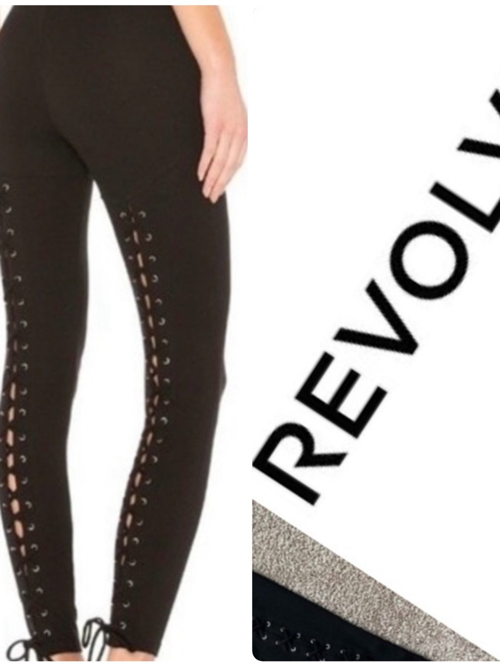 ‼️WOW‼️NBD &  REVOLVE‼️Lace Up Back Pull On Pants